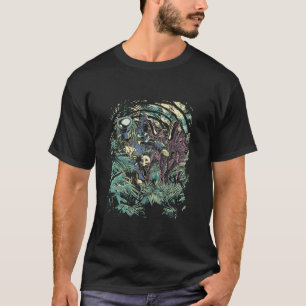 Yautja im Jungle Scifi Monsters Design T-Shirt