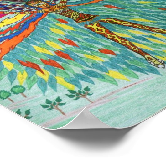 Yawanawa-Traum Poster (Ecke)