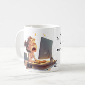 Yawn for coffee! For Her Kaffeetasse (Vorderseite Links)