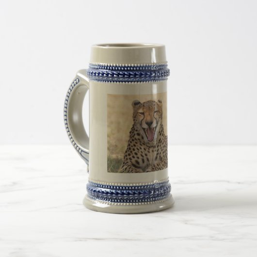 Yawna Cheetah Bierglas (Vorderseite Links)