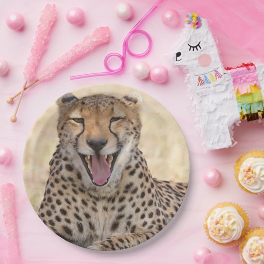 Yawna Cheetah Pappteller (Party)