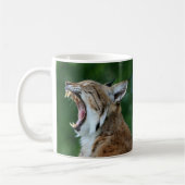 Yawning Bobcat Kaffeetasse (Links)