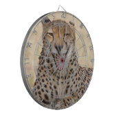 Yawning Cheetah Dartscheibe (Vorderseite Links)
