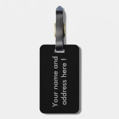 Yawning Cheetah Gepäckanhänger (Rückseite vertikal)