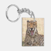 Yawning Cheetah Schlüsselanhänger (Vorderseite links)