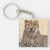 Yawning Cheetah Schlüsselanhänger (Vorderseite)