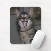 Yawning Kitten Mouse Pad Mousepad (Mit Mouse)