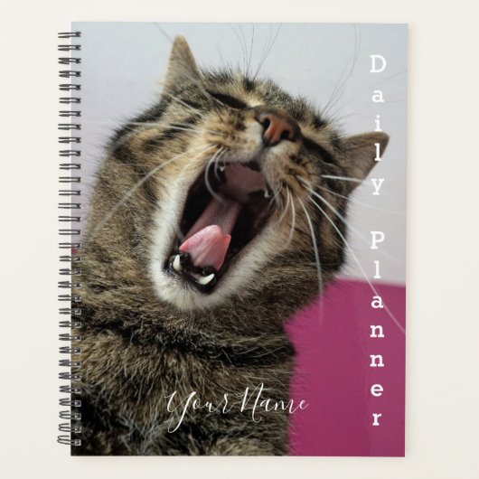 Yawning Kitty - Daily Planner - HAMbWG Planer (Vorderseite)