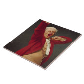 Yawning Man (Self-Portrait) (von Joseph Ducreux) Fliese (Seite)