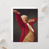 Yawning Man (Self-Portrait) (von Joseph Ducreux) Karte (Vorderseite/Rückseite Beispiel)