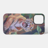 Yawning Tiger iPhone Case Hülle (Rückseite (Horizontal))