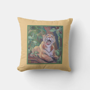 Yawning Tiger Kissen