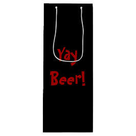 Yay Bier! Geschenktüte Für Weinflaschen