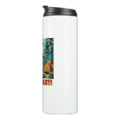 Yay Bugs Camping Funny Thermosbecher (Nach rechts gedreht)
