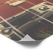 Yay Camping im Regen Poster (Ecke)