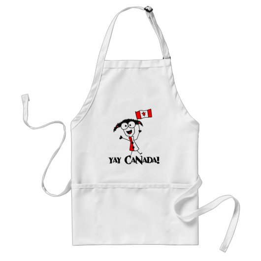 Yay Canada! Schürze (Vorne)
