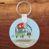 Yay für Farbakkumulationswagen Schlüsselanhänger (Vorderseite)
