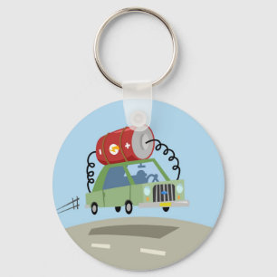 Yay für Farbbatterie-Auto Schlüsselanhänger