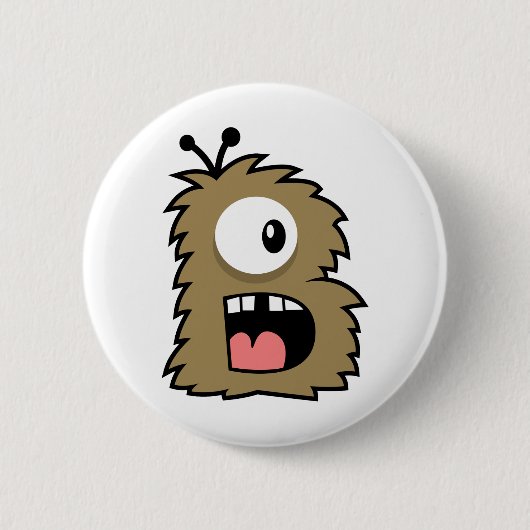 Yay für Farbmonster-Alphabet Button (Vorderseite)