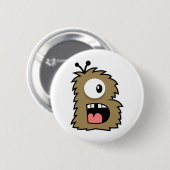 Yay für Farbmonster-Alphabet Button (Vorne & Hinten)