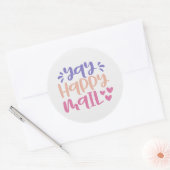 Yay Happy Mail - Aufkleber für kleine Unternehmen (Umschlag)