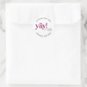 Yay It's Here Small Business Mailing Sticker (Tasche)