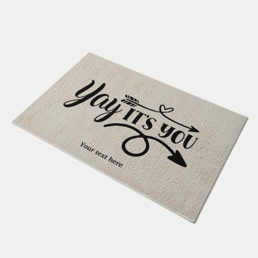 Yay It's you Fußmatte (Schrägansicht)