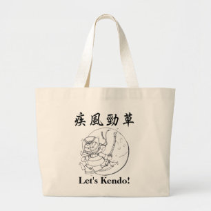 Yay Kendo! Riesige Taschen-Tasche ShippuKeiso Jumbo Stoffbeutel