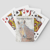 Yay oder Neigh Horgh Funny Playing Cards Spielkarten (Rückseite)