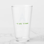 ~$ yay -S bier Glas (Rückseite)