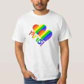 YAY US! Gay Couples Prix Just Married T Shirt (Vorderseite)