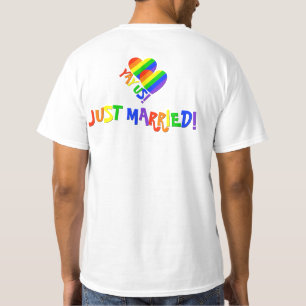 YAY US! Homosexuelles Paar-Stolz-gerade T-Shirt