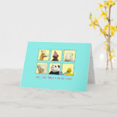 "Yay, yay! A Baby" Daddy-to-be Card Karte (Gelbe Blume)