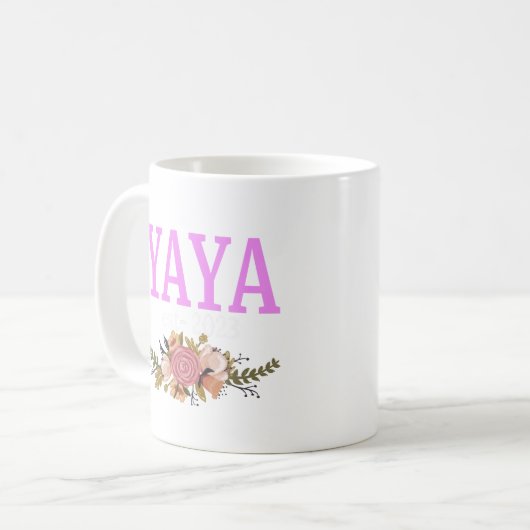 Yaya 11oz Tasse (Vorderseite Links)
