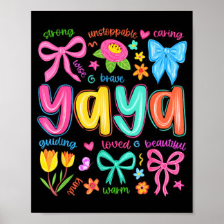 Yaya Bow Liebte Schönen Fürsorglichen Lustigen Mut Poster