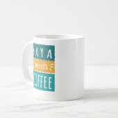 Yaya braucht Kaffee-Tasse Kaffeetasse (Vorderseite Links)