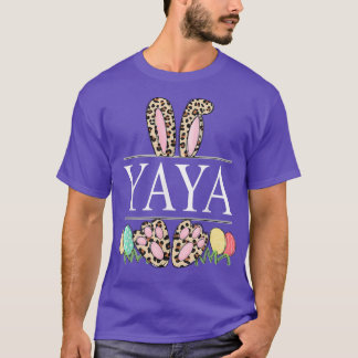 Yaya Bunny Leopard Osterfeier Rabbit Eier  T-Shirt