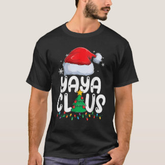 Yaya Claus Matching Group Xmas Weihnachten Weihnac T-Shirt