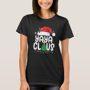 Yaya Claus passende Gruppe Xmas Familie Weihnachte T-Shirt