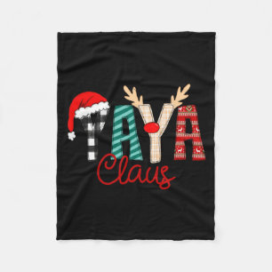 Yaya Claus Weihnachten Frohes Neues Weihnachtsmann Fleecedecke
