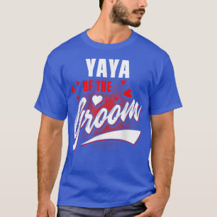 Yaya des Bräutigams Hochzeitsfeier passende Bridal T-Shirt