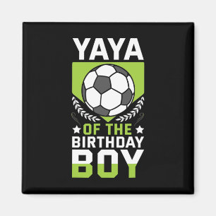 Yaya des Geburtstags-Soccer-Spielers Bday-Team P Magnet