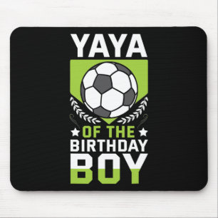Yaya des Geburtstags-Soccer-Spielers Bday-Team P Mousepad