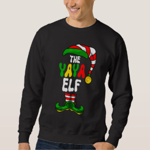 Yaya-Elfen-Pyjama-Matching-Gruppe Weihnachten Feie Sweatshirt