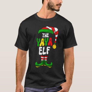 Yaya-Elfen-Pyjama-Matching-Gruppe Weihnachten Feie T-Shirt