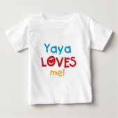 Yaya Lieben Me Hemden und Geschenke Baby T-shirt (Vorderseite)