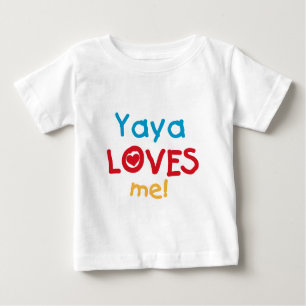 Yaya Lieben Me Hemden und Geschenke Baby T-shirt