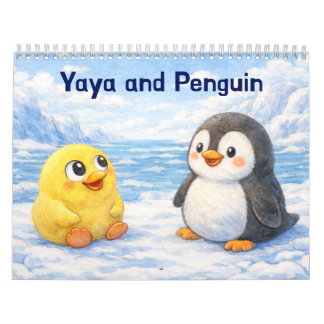 Yaya und Pinguin Kalender