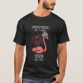 Yayamingo Yaya Flamingo Grandma Gramma T-Shirt (Vorderseite)