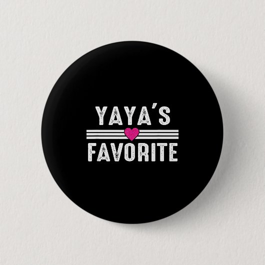 Yaya's Favorite  Button (Vorderseite)